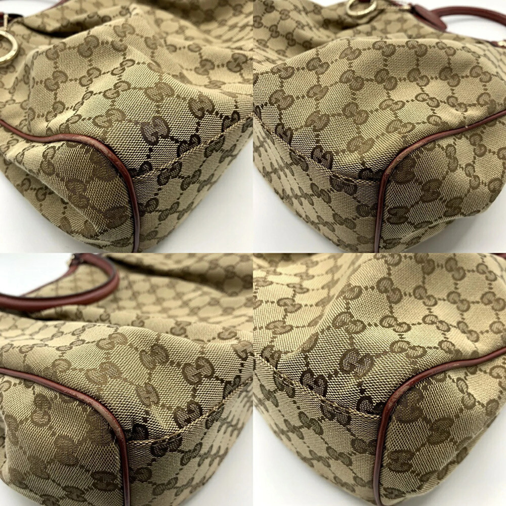GUCCI Brown Leather Tote Bag - Picture 3 of 6